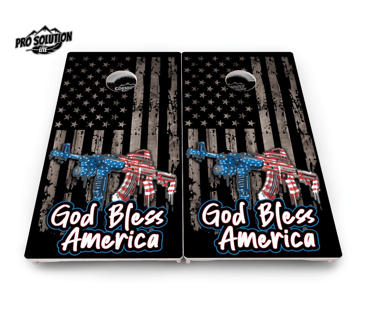 God Bless America Cornhole Boards – Pro Lite or Pro Elite