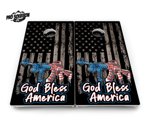 God Bless America Cornhole Boards – Pro Lite or Pro Elite