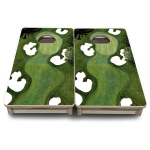Golf Course - Mini or Vacation Size Cornhole Boards Cornhole Solutions