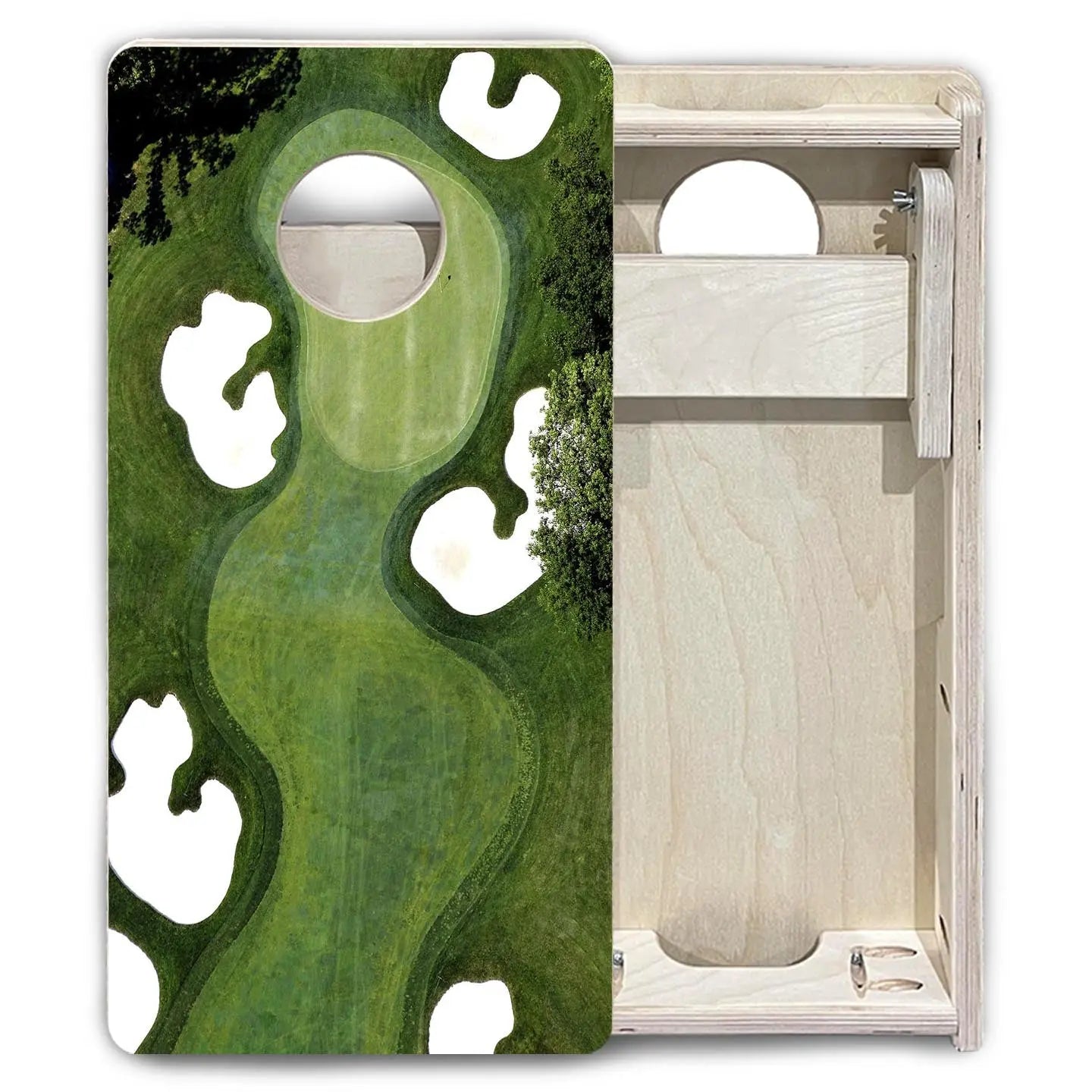 Golf Course - Mini or Vacation Size Cornhole Boards Cornhole Solutions