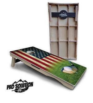 Golf Flag Cornhole Boards - Pro Solution Lite Series Cornhole Solutions