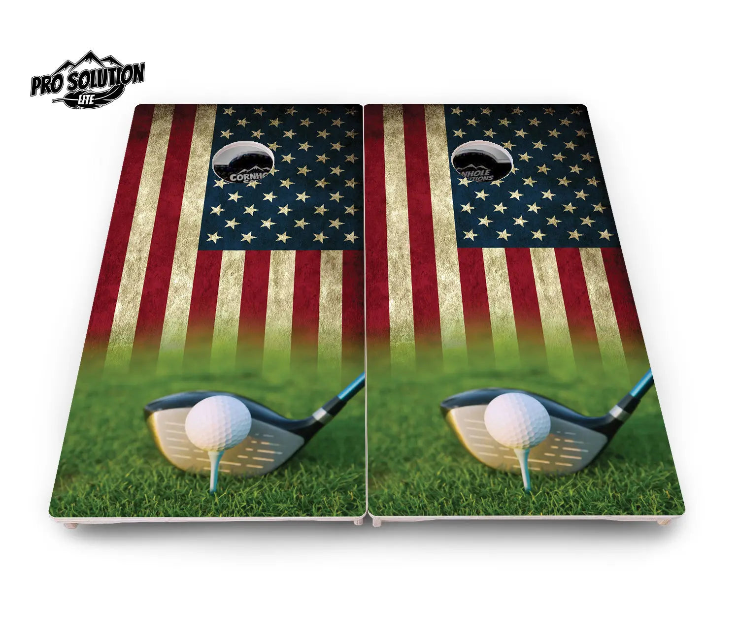 Golf Flag Cornhole Boards - Pro Solution Lite Series Cornhole Solutions