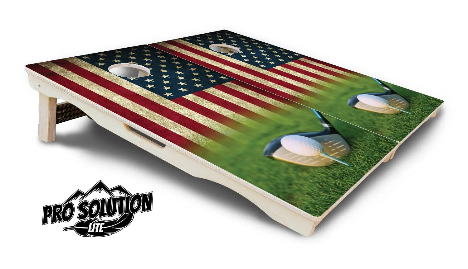 Golf Flag Cornhole Boards - Pro Solution Lite Series Cornhole Solutions