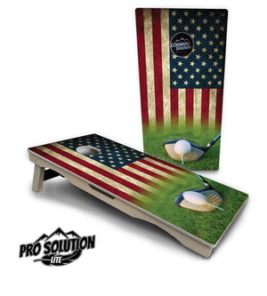Golf Flag Cornhole Boards - Pro Solution Lite Series Cornhole Solutions