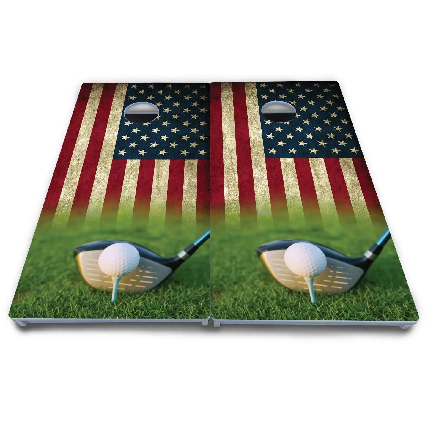 Golf Tee Flag Cornhole Boards - All Weather Series Cornhole Solutions