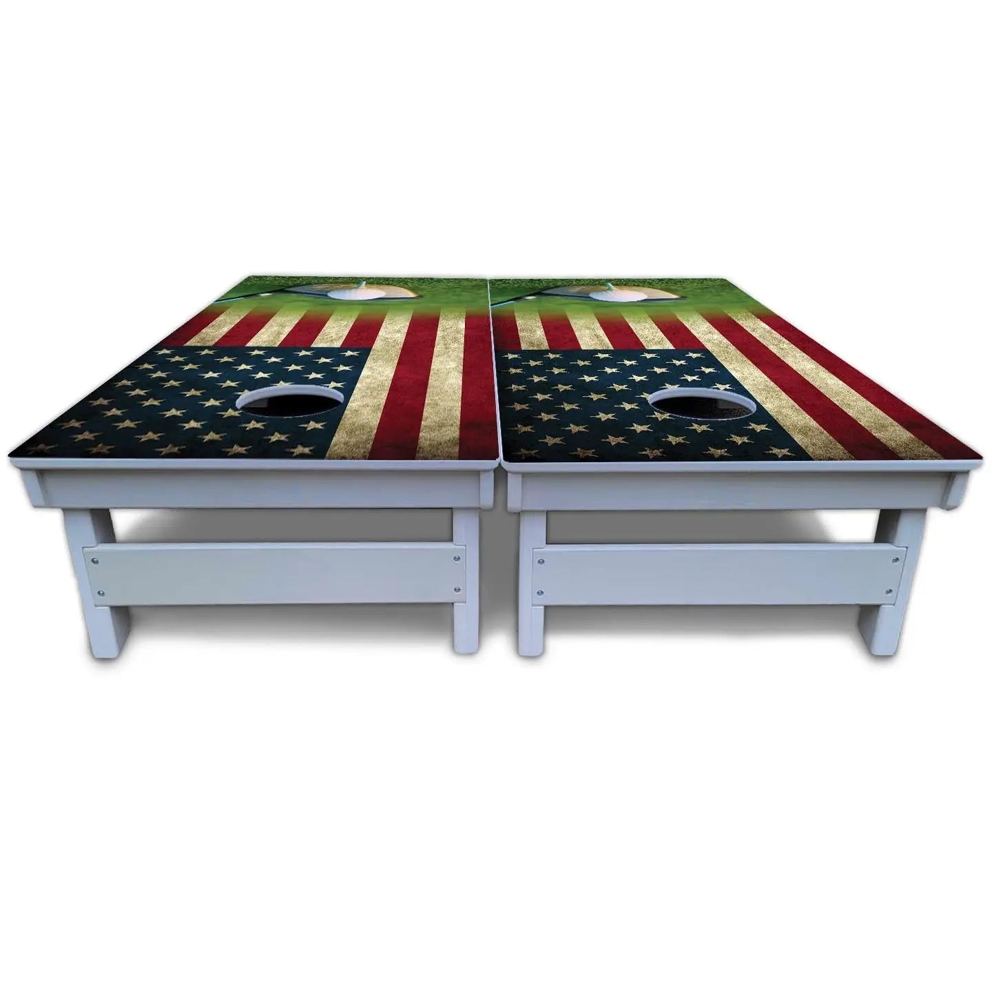 Golf Tee Flag Cornhole Boards - All Weather Series Cornhole Solutions