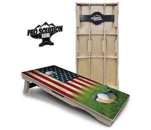 Golf Tee Flag Cornhole Boards - Pro Solution Elite Series Cornhole Solutions