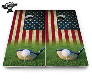 Golf Tee Flag Cornhole Boards - Pro Solution Elite Series Cornhole Solutions