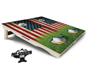Golf Tee Flag Cornhole Boards - Pro Solution Elite Series Cornhole Solutions