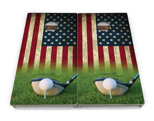 Golf Tee Flag Cornhole Boards - Professional Tournament Series Cornhole Solutions