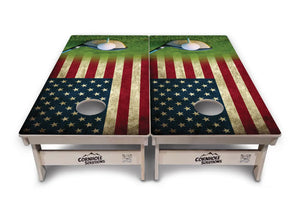 Golf Tee Flag Cornhole Boards - Professional Tournament Series Cornhole Solutions