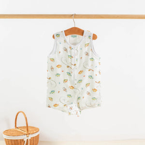 Gone Fishing Organic Muslin Shortalls Nola Tawk