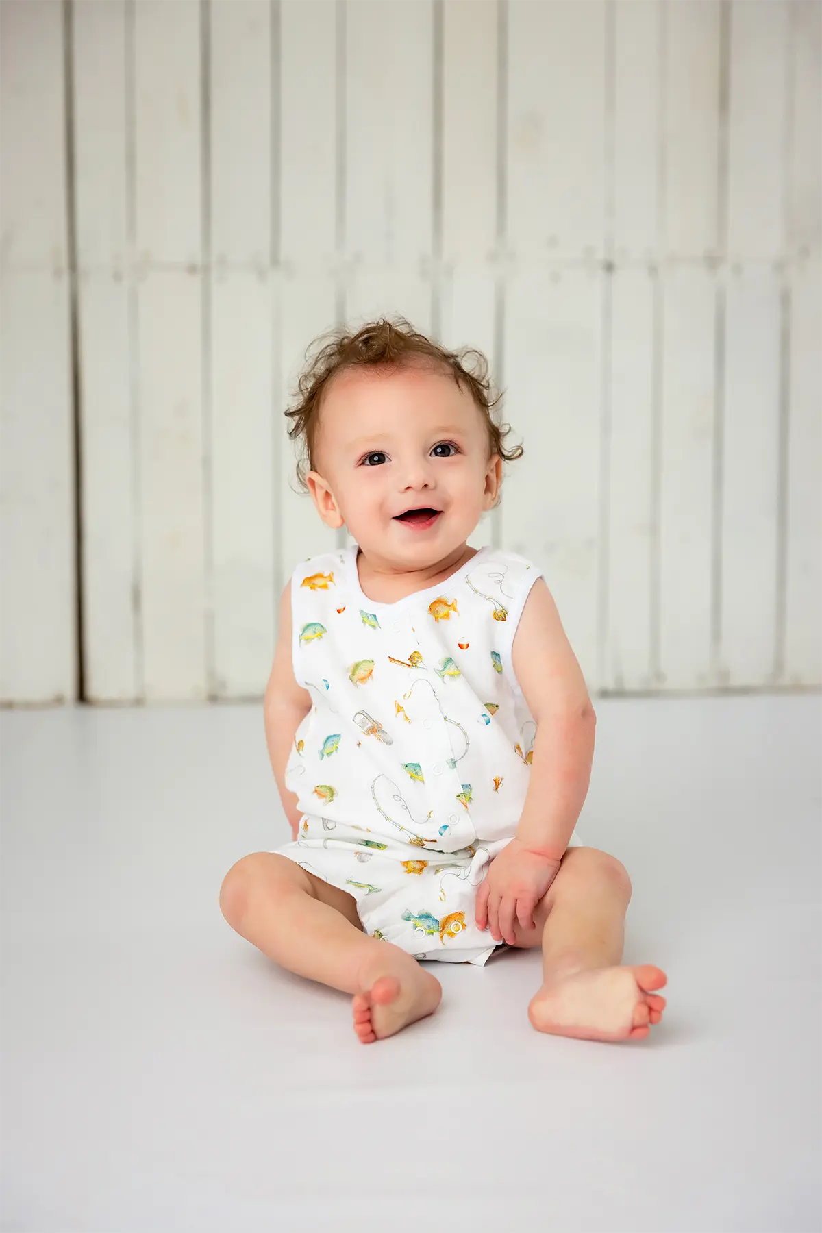 Gone Fishing Organic Muslin Shortalls Nola Tawk