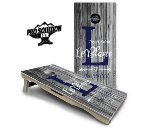 Grey Slat Wood Cornhole Boards - Pro Solution Elite Series Cornhole Solutions