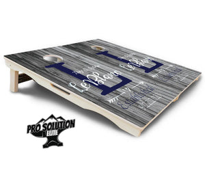 Grey Slat Wood Cornhole Boards - Pro Solution Elite Series Cornhole Solutions