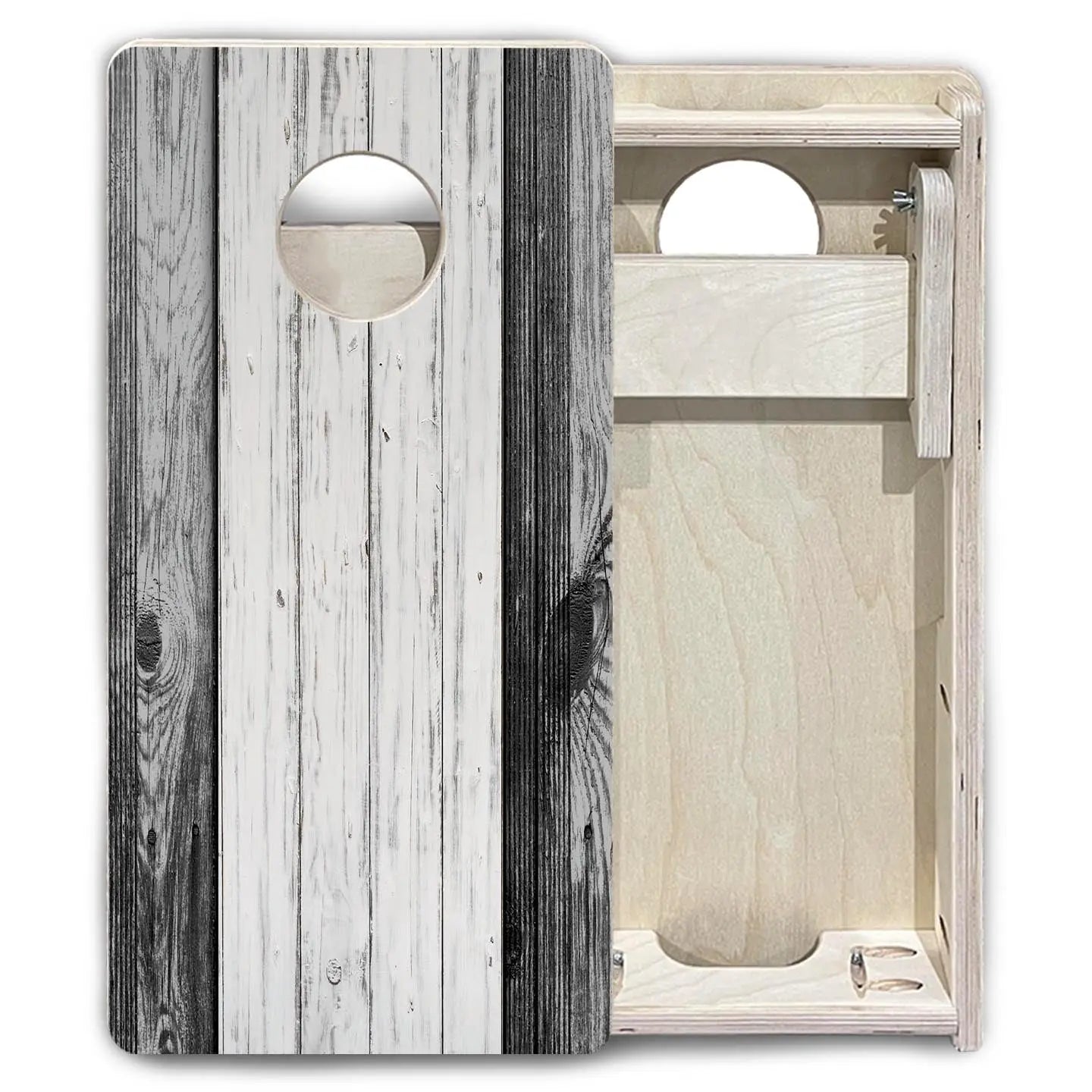 Grey Two Tone Slats - Mini or Vacation Size Cornhole Boards Cornhole Solutions