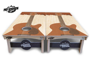Guitar Cornhole Boards - Pro Solution Lite Series Cornhole Solutions