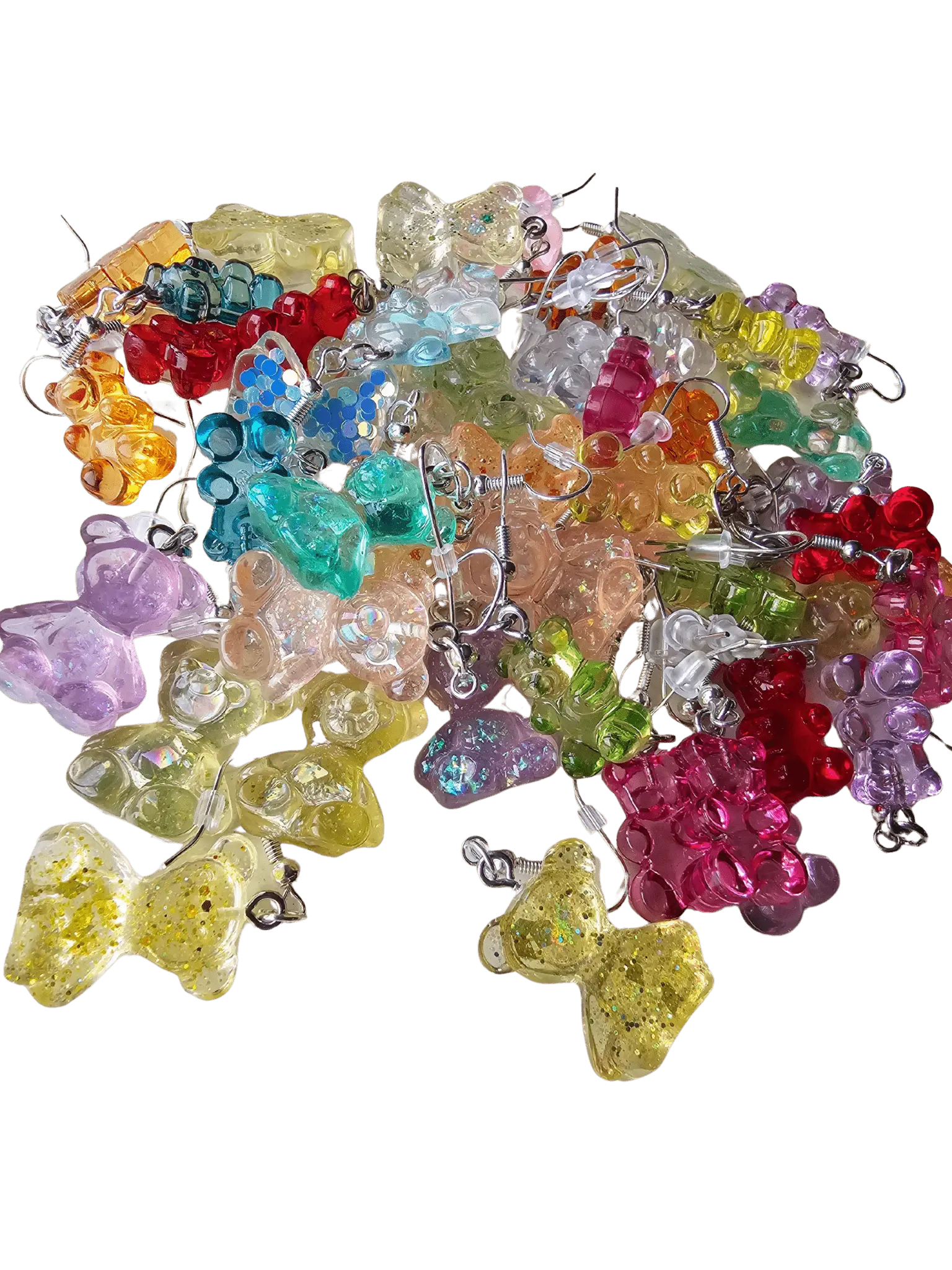 Gummy Bear Earrings: Colorful & Kid-Made. Wholesale 24-Pair Pack | Main Street Collective
