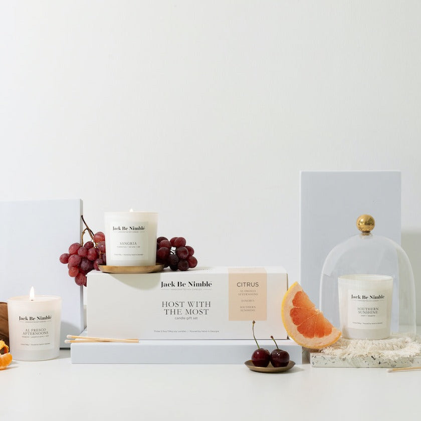 Host With The Most Soy Candle Gift Set (Citrus) by Jack Be Nimble Candles image 2