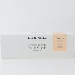Host With The Most Soy Candle Gift Set (Citrus)