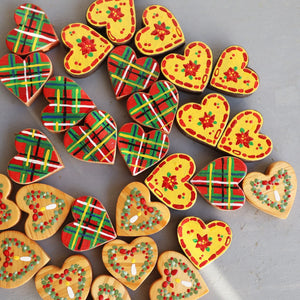 Hand-Painted Hearts :: Christmas Edition ✨ Dennehey Design Co.