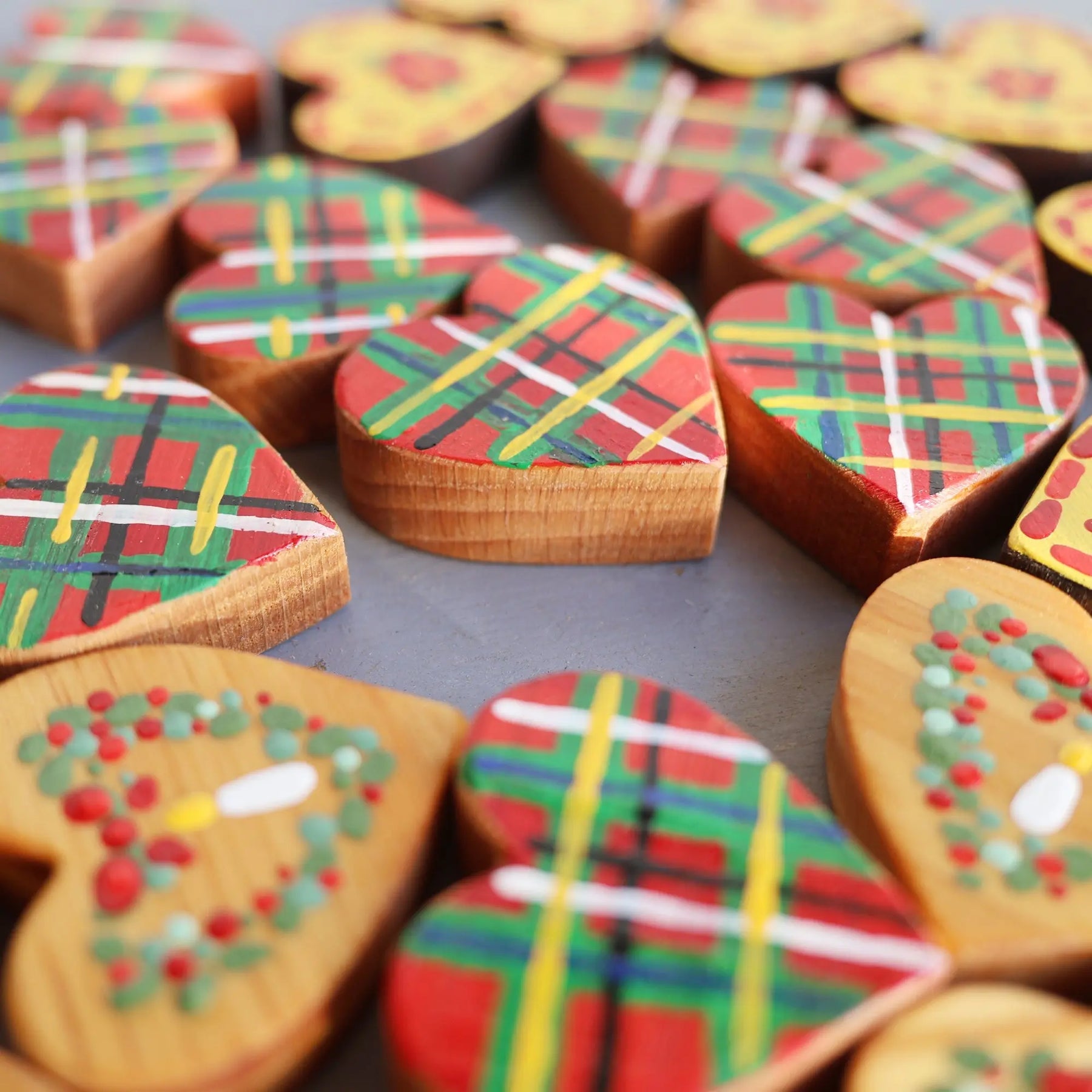 Hand-Painted Hearts :: Christmas Edition ✨ Dennehey Design Co.