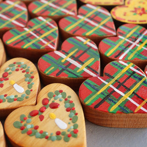 Hand-Painted Hearts :: Christmas Edition ✨ Dennehey Design Co.
