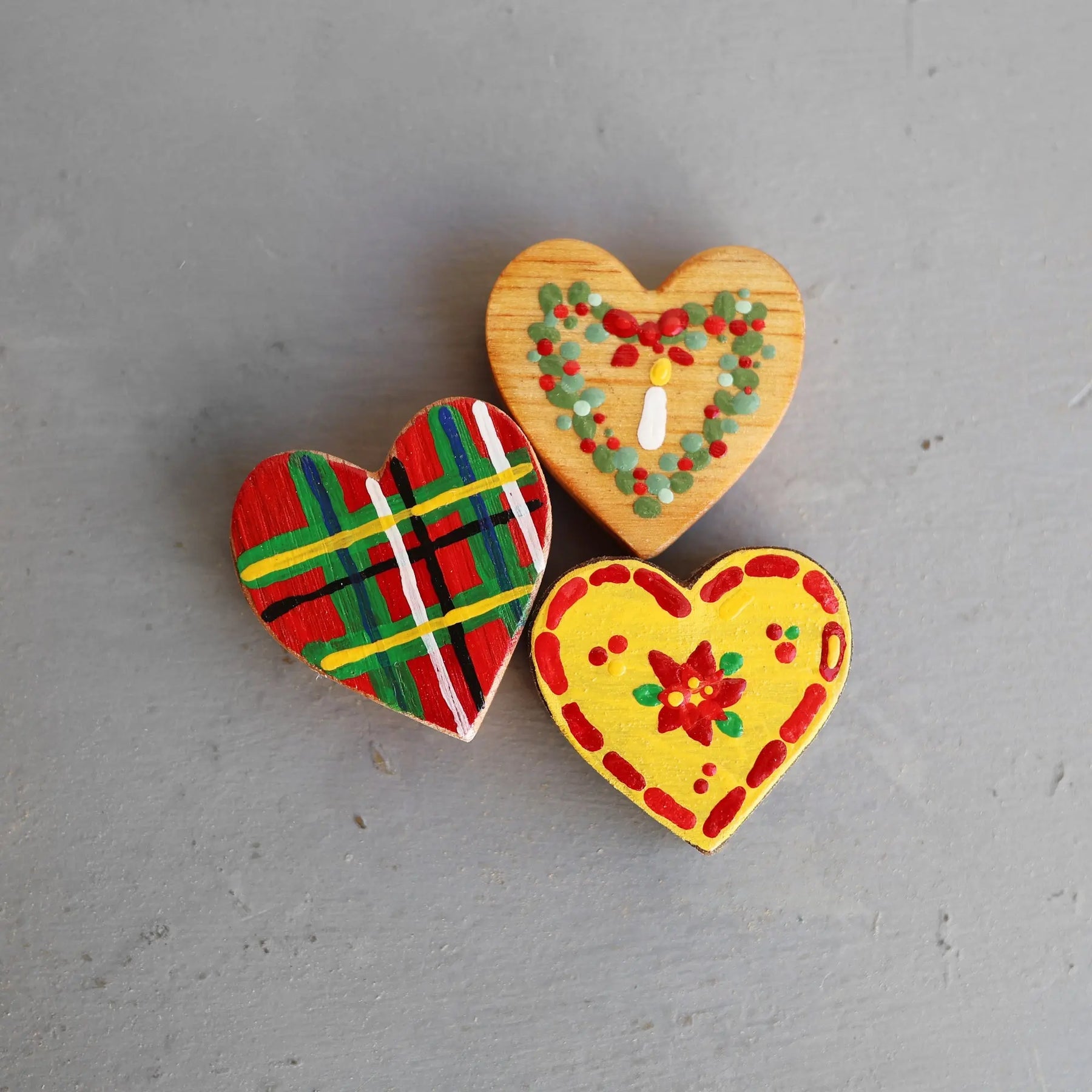 Hand-Painted Hearts :: Christmas Edition ✨ Dennehey Design Co.