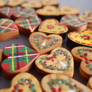 Hand-Painted Hearts :: Christmas Edition ✨ Dennehey Design Co.