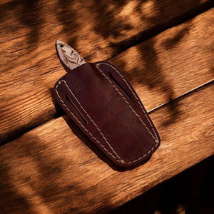 Handmade Bull Cutter Knife – High-Carbon Steel Blade Damascus Knife Store