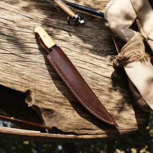 Handmade Damascus Steel Fillet Knife – 6.5" Blade Damascus Knife Store