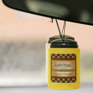 Hawaiian Pineapple™- "Fresh Cargo"®, Scent for the Car (2-PACK) (Collective) The Candleberry® Candle Company