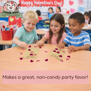 Heart and Bow Tic Tac Toe Valentine Game with Acrylic Pieces Poor Hog Customs