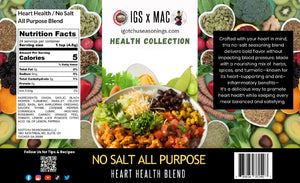 The 8 oz Health Collection Collab Bundle by Igotchu Seasonings, Southern food gift detail photo 5