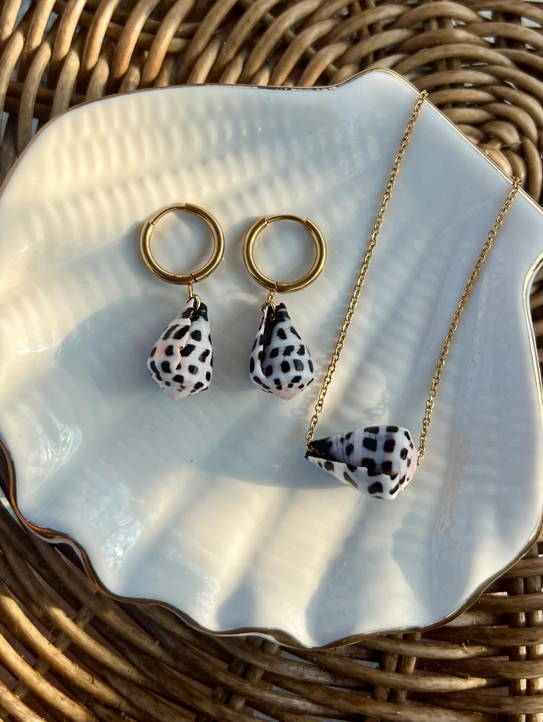 Hebrew Cone Shell Necklace HALT