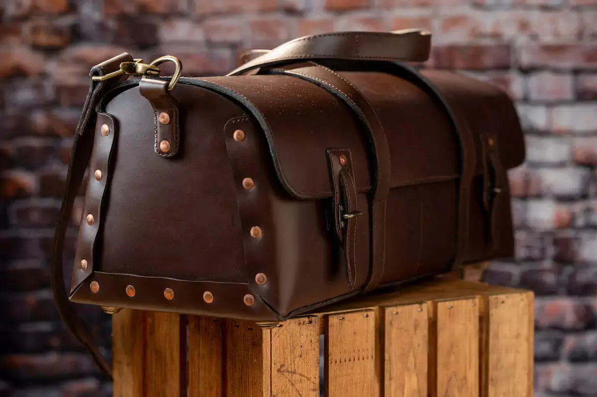 Heritage Leather Tradesman Bag Mission Mercantile Leather Goods