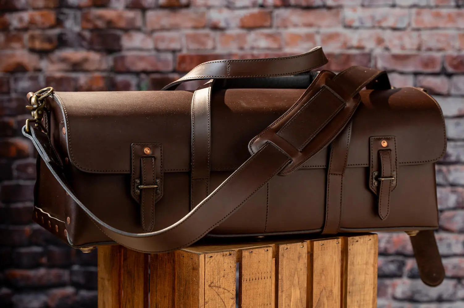 Heritage Leather Tradesman Bag Mission Mercantile Leather Goods