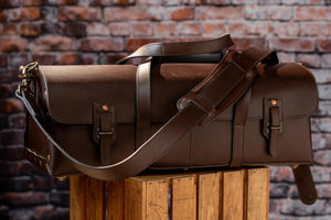Heritage Leather Tradesman Bag Mission Mercantile Leather Goods