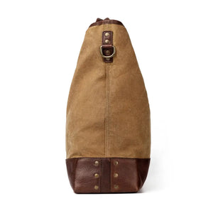 Heritage Waxed Canvas Original Ice Block Tote Bag Mission Mercantile Leather Goods