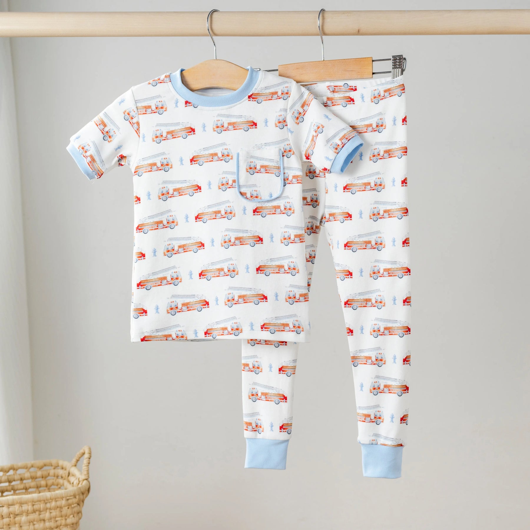Heroes on Wheels Organic Cotton Pajama Set Nola Tawk