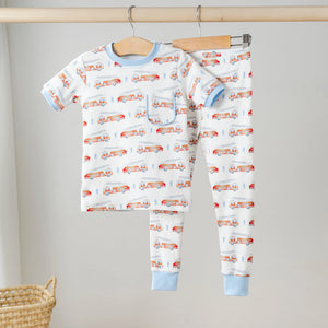 Heroes on Wheels Organic Cotton Pajama Set Nola Tawk