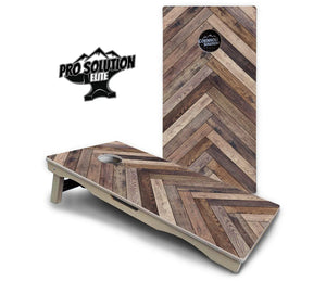 Herringbone Cornhole Boards - Pro Solution Elite Series Cornhole Solutions