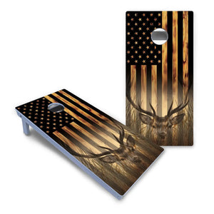 Hidden Deer & Fish Cornhole Boards - All Weather Series Cornhole Solutions