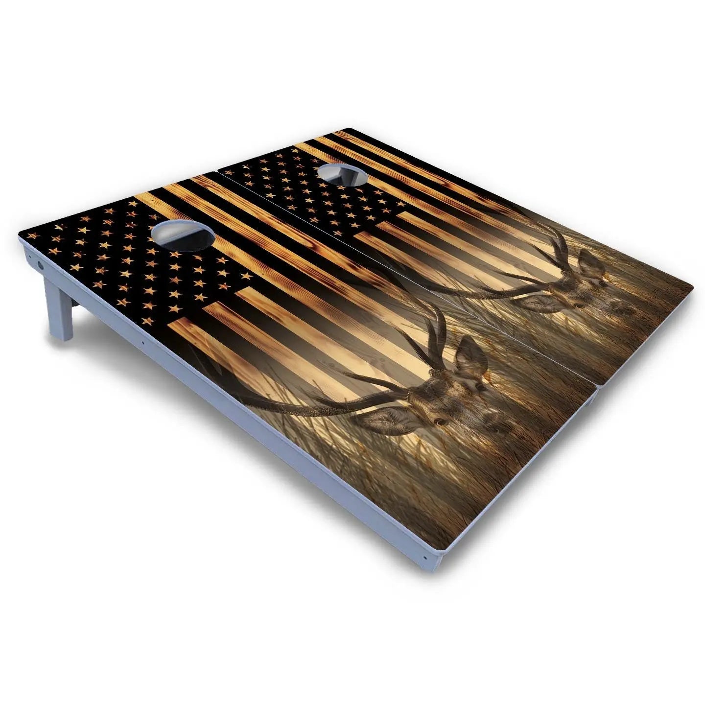 Hidden Deer & Fish Cornhole Boards - All Weather Series Cornhole Solutions