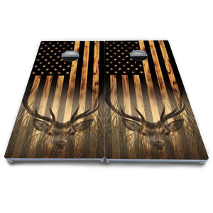 Hidden Deer & Fish Cornhole Boards - All Weather Series Cornhole Solutions