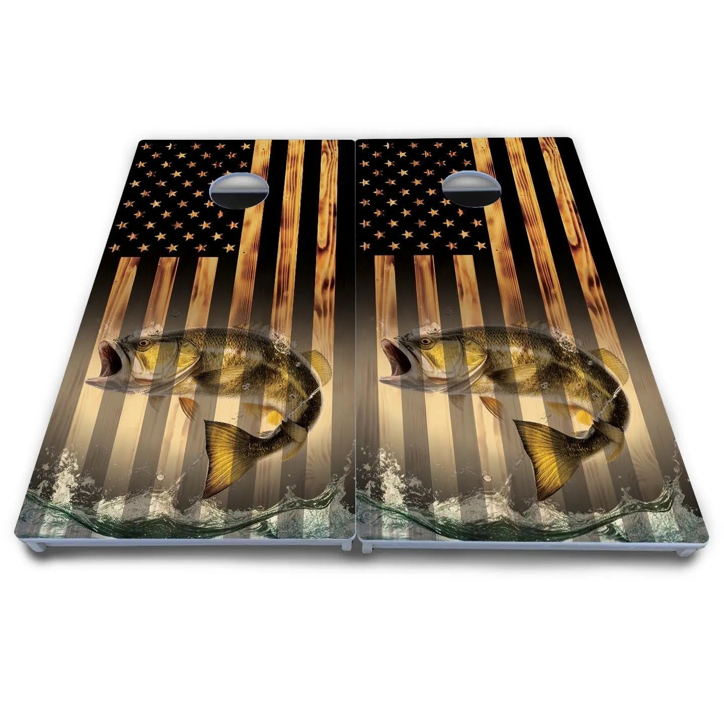 Hidden Deer & Fish Cornhole Boards - All Weather Series Cornhole Solutions