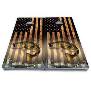 Hidden Deer & Fish Cornhole Boards - All Weather Series Cornhole Solutions