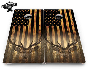 Hidden Deer & Fish Cornhole Boards - Pro Solution Elite Series Cornhole Solutions