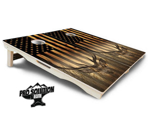 Hidden Deer & Fish Cornhole Boards - Pro Solution Elite Series Cornhole Solutions