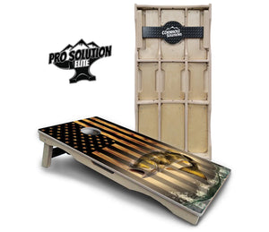 Hidden Deer & Fish Cornhole Boards - Pro Solution Elite Series Cornhole Solutions